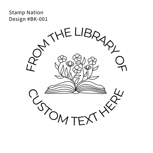 Customizable Stainless Steel Paper Embosser ( Books | #BK-001 | Pre-Designed )