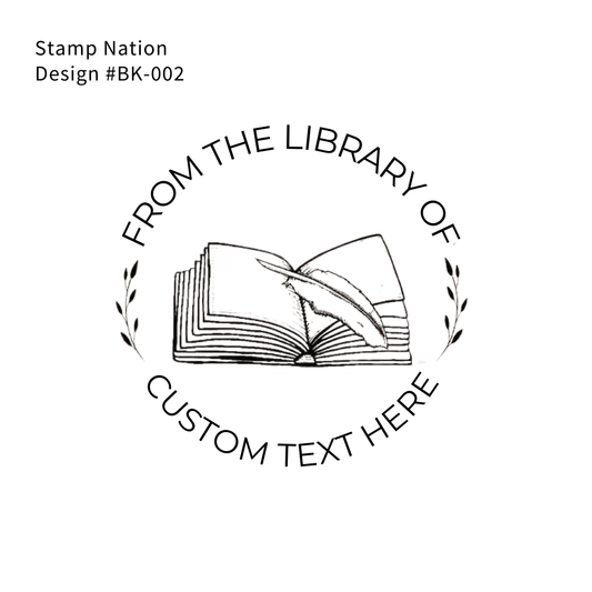 Customizable Stainless Steel Paper Embosser ( Books | #BK-002 | Pre-Designed )