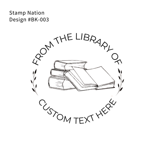 Customizable Stainless Steel Paper Embosser ( Books | #BK-003 | Pre-Designed )