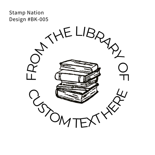 Customizable Stainless Steel Paper Embosser ( Books | #BK-005 | Pre-Designed )