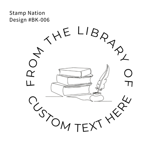 Customizable Stainless Steel Paper Embosser ( Books | #BK-006 | Pre-Designed )