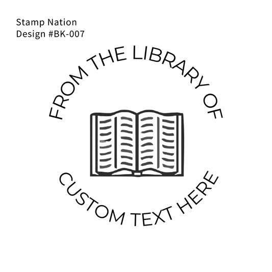 Customizable Stainless Steel Paper Embosser ( Books | #BK-007 | Pre-Designed )