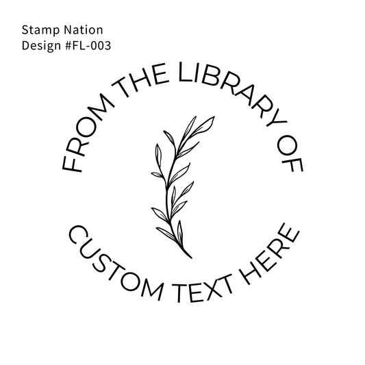 Customizable Stainless Steel Paper Embosser ( Flowers | #FL-003 | Pre-Designed )