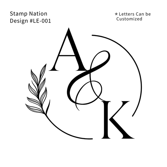 Customizable Stainless Steel Paper Embosser ( Letter | #LE-001 | Pre-Designed )