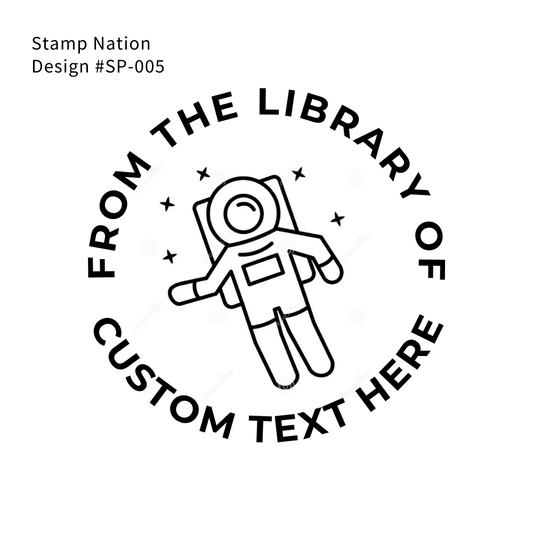 Customizable Stainless Steel Paper Embosser ( Space | #SP-005 | Pre-Designed )