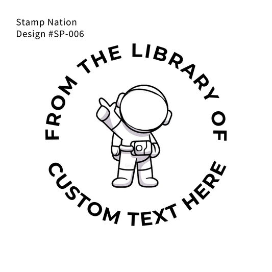 Customizable Stainless Steel Paper Embosser ( Space | #SP-006 | Pre-Designed )