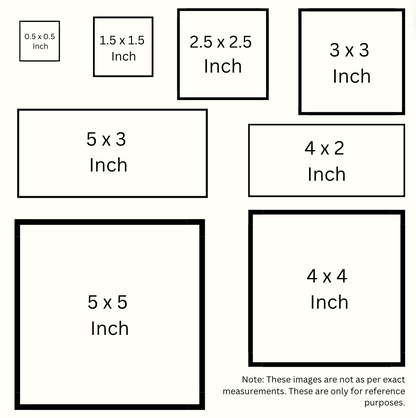 Pre-Designed Rubber Stamp #613 (Thank You) (Paper | Fabric | Canvas | Art Concrete | Cork | Wood)