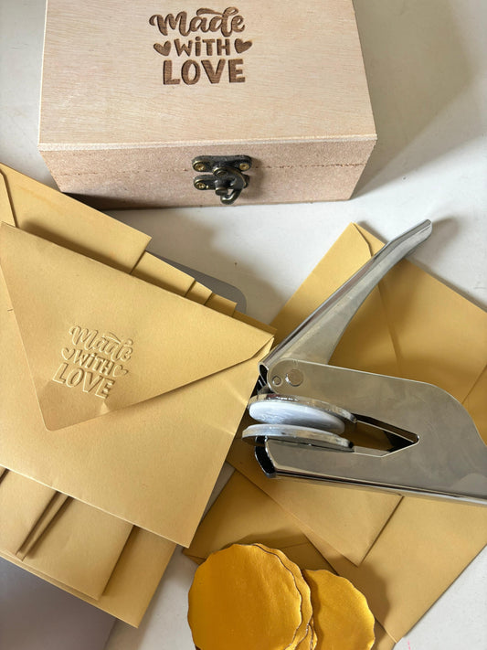 Custom Stainless Steel Paper Embosser + Designing Services