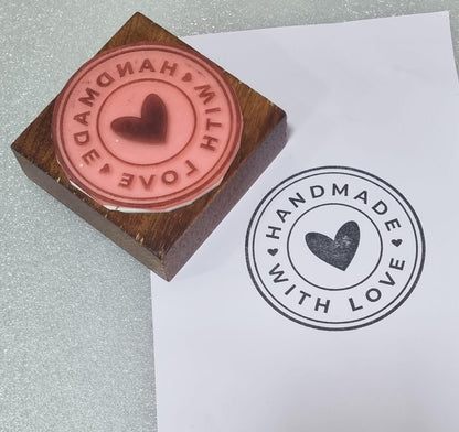 Pre-Designed Rubber Stamp #611 (Thank You) (Paper | Fabric | Canvas | Art Concrete | Cork | Wood)