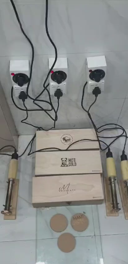 Custom Branding Electric Temperature-Controlled Heat Stamp / Engraving (Wood | Fabric | Leather | Food)