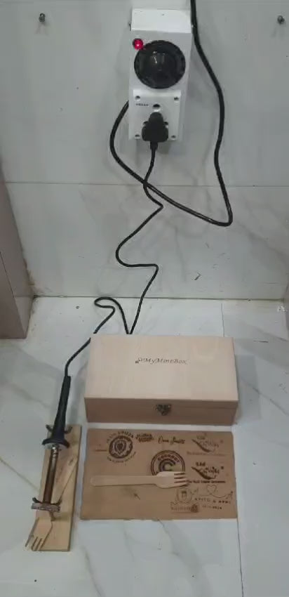 Custom Branding Electric Temperature-Controlled Heat Stamp / Engraving (Wood | Fabric | Leather | Food)